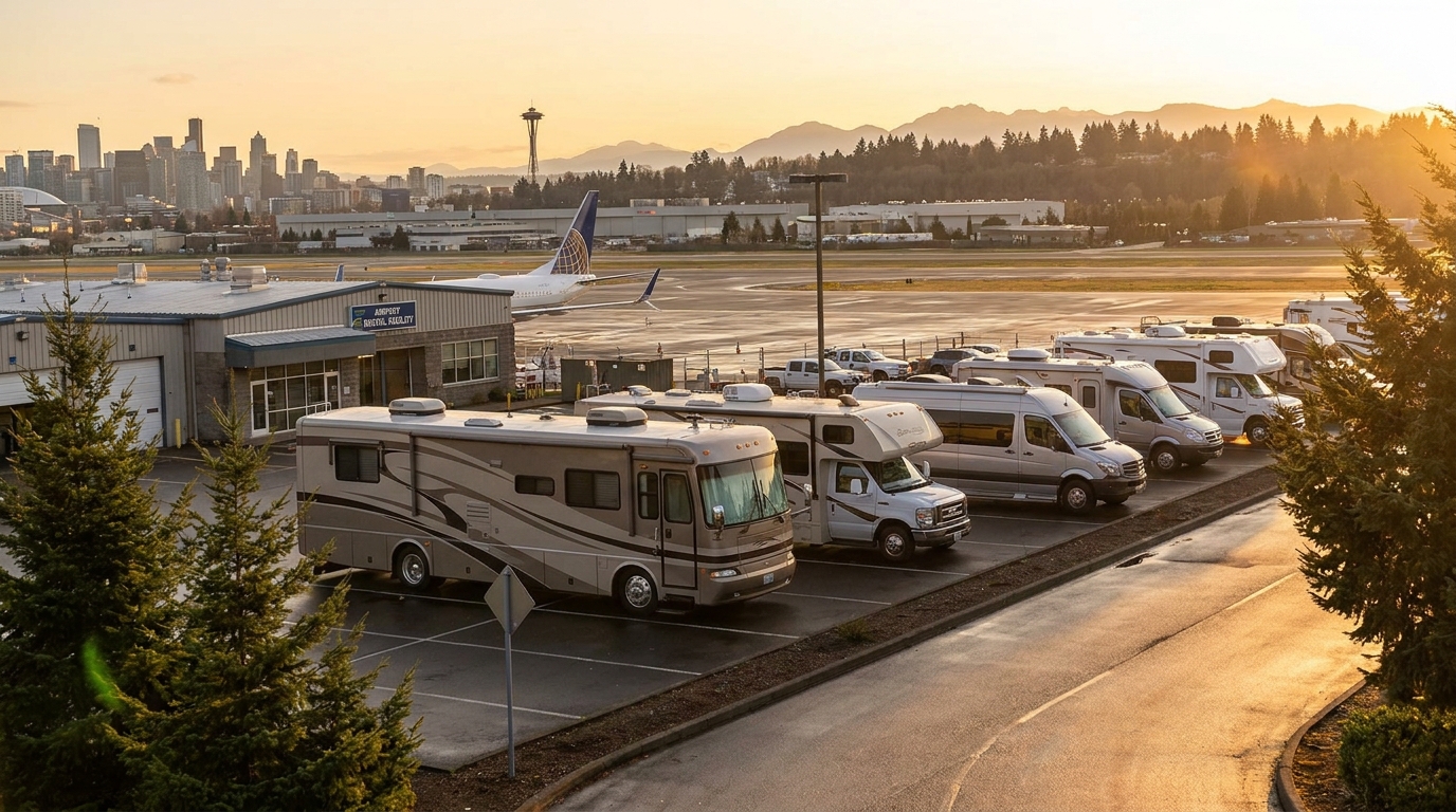 Map for Airport RV Rental Comparison in Seattle - Pickup Suppliers 2026